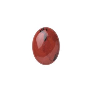 Red jasper 1pkg4, calibrated oval cab natural 18x13mm