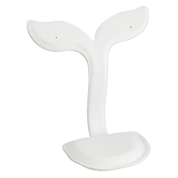 Display, earring, leatherette, 3 x 3 x 2-inch whale tail. Sold per pkg of 4. image number 0