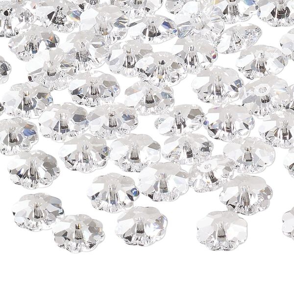 Bead 144pk crystal, Preciosa Czech crystal 8x3mm loch flower image number 0