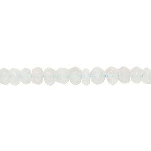 Aquamarine 1pkg1, hand-cut faceted rondelle bead 13 inch 5x3mm-6x4mm