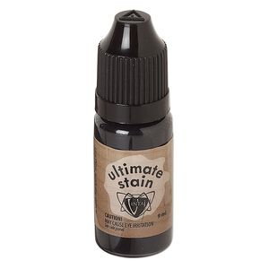 Stain, Vintaj® Ultimate Stain, ebony, (CSUS011). Sold per 9-milliliter bottle.
