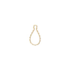 Drop, Wrap-Tite®, 14Kt gold-filled, 9x6mm fancy pear setting. Sold per pkg of 2.