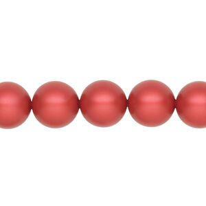 Pearl 100pk rouge, Swarovski® 10mm round 5810