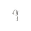 Bail, ice-pick, antiqued sterling silver, 15x13mm fancy leaf, 5mm grip length. Sold individually. image number 1