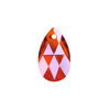 Drop 1pkg1 Persian red TCF&trade;, Crystal Passions&reg; 22x13mm pendant pear 6106 featuring Swarovski&reg; Crystals image number 1
