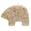 Autumn jasper 1pkg1, half-drilled Zuni-style bear focal natural, 39x22mm-43x31mm image number 1