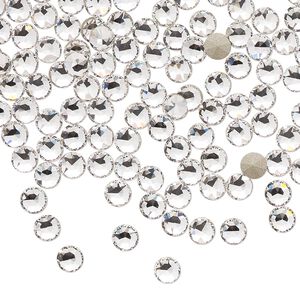 Round stone 144pk crystal foil back, Crystal Passions® 4mm light round PP31 1098