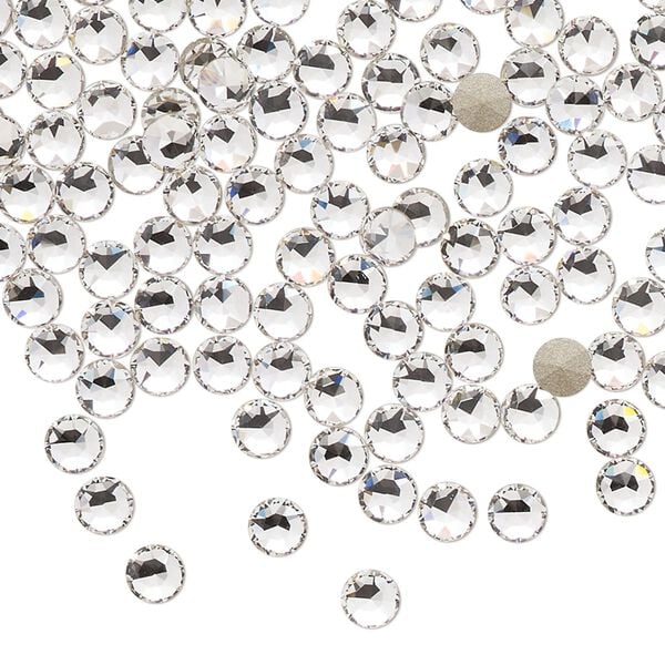 Round stone 144pk crystal foil back, Crystal Passions® 4mm light round PP31 1098 image number 0