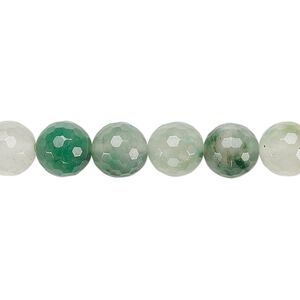 Madagascar quartz 1pkg1, faceted round bead natural 8 inch 8mm