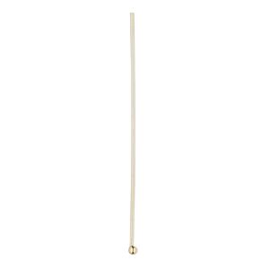Head pin, 14Kt gold-filled, 1-1/2 inches with 1.5mm ball, 22 gauge. Sold per pkg of 4.