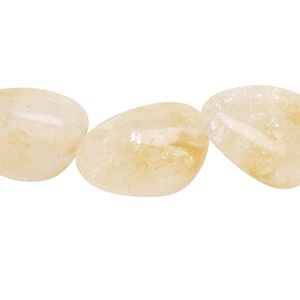 Citrine 1pkg1, nugget bead 15 inch medium
