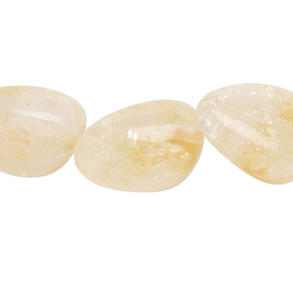 Citrine 1pkg1, nugget bead 15 inch medium image number 0