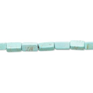 Magnesite 1pkg1, square tube bead 15 inch 7x3mm-8x4mm