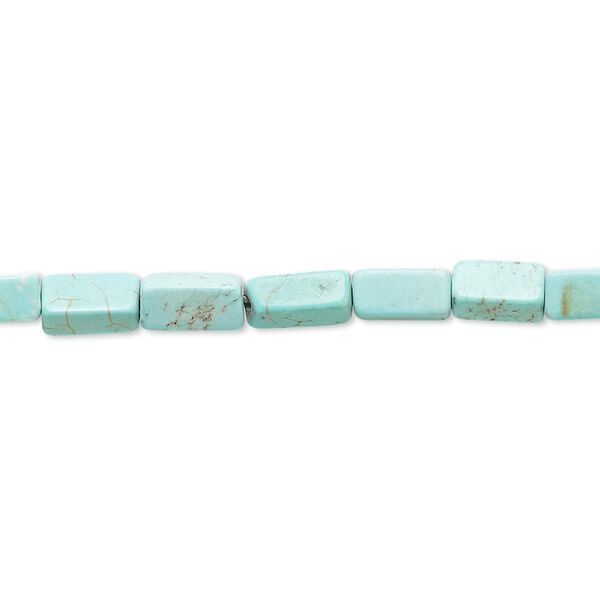 Magnesite 1pkg1, square tube bead 15 inch 7x3mm-8x4mm image number 0