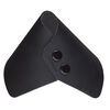 Display, bracelet, leatherette, black, 3-1/4 x 3-3/8 x 4-inch wrap-around snap cone. Sold individually. image number 2