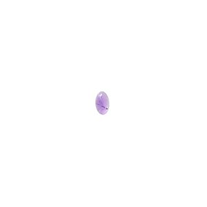 Amethyst 1pkg6, hand-cut calibrated oval cab natural 5x3mm
