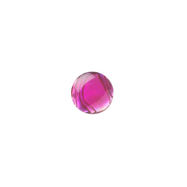 Cabochon, paua shell (coated / dyed), pink, 10mm calibrated round, Mohs hardness 3-1/2. Sold per pkg of 6. image number 0