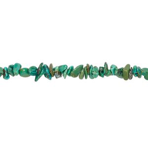 Turquoise 1pkg1, chip bead 15 inch mini
