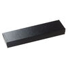 Paper / "cotton" (polyester) 1pkg6, rectangle box / swirl design black 8x2x.88 inch image number 1