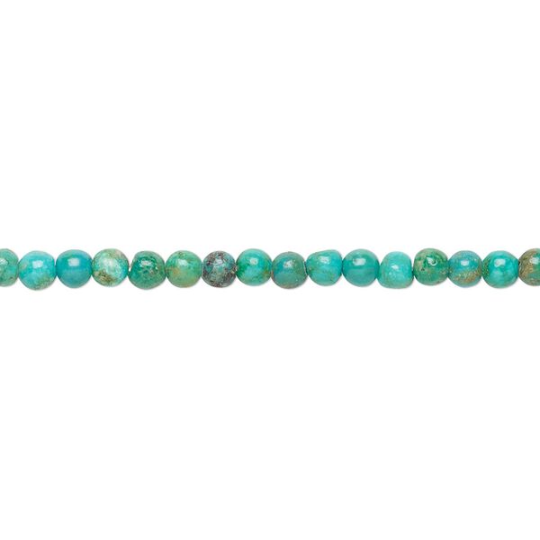Turquoise 1pkg1, round bead 15.5-16 inch 2.5-3mm image number 0