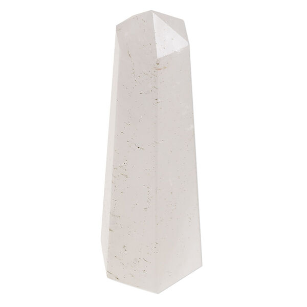 Gift, quartz crystal (natural), 2-1/2x3/4-inch to 3x1-inch hand-cut 6-sided point tower, C grade, Mohs hardness 7. Sold individually. image number 0