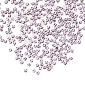 Flat back 144pk mesmera foil back, Preciosa MAXIMA Czech crystal rhinestone 1.7-1.9mm chaton rose round SS5