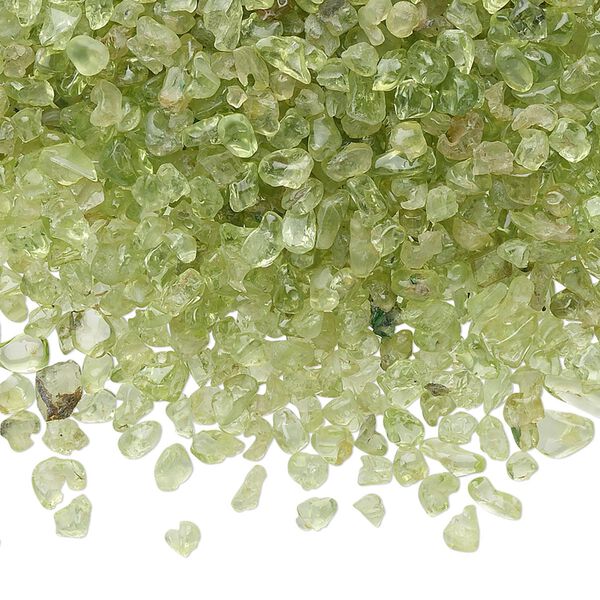 Peridot 1pkg1, undrilled inlay chip natural 50g mini image number 0