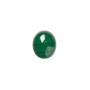 Malachite 1pkg2, calibrated oval cab natural 12x10mm