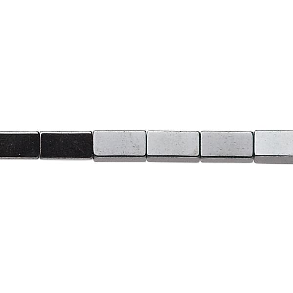 Hemalyke™ 1pkg1, square tube bead 15.5-16 inch 8x4mm image number 0