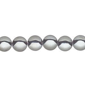 Hemalyke™ 1pkg1, flat round bead 15.5-16 inch 8mm