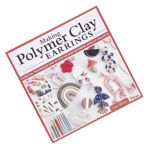 Book, "Making Polymer Clay Earrings" by Liat Weiss. Sold Individually. image number 0