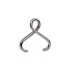 Bail, ice-pick pendant, gunmetal-plated brass, 21x6mm with 11mm grip length. Sold individually. image number 0