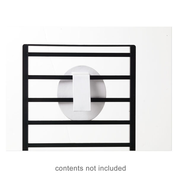 Display, necklace, leatherette, pkg/1, 5-1/2 x 4-3/4 x 2-1/2 inches, white. image number 2