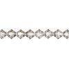 Bead 1pkg360 crystal urban grey, Swarovski&reg;, 6mm XILION bicone 5328 image number 0