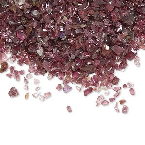 Garnet 1pkg1, undrilled inlay chip natural 50g mini