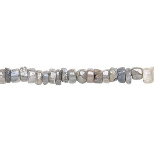 Labradorite 1pkg1, luster hand-cut tumbled heishi bead 13 inch 3x1mm-4x3mm