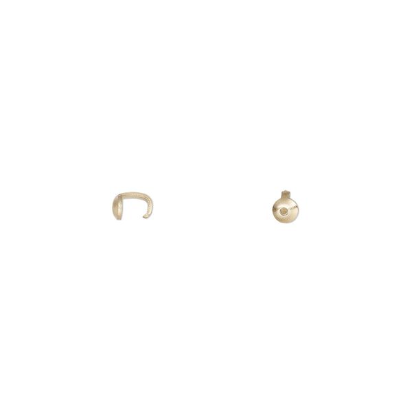 Bead tip, 14Kt gold, 3.5x3mm with 0.029-inch hole. Sold individually. image number 0