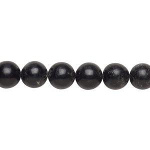 Serpentine 1pkg1, round bead natural 15 inch 8mm