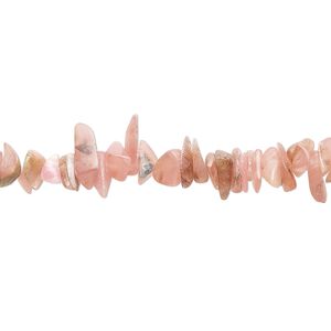 Rhodochrosite 1pkg1, chip bead natural 15 inch small