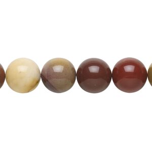 Moukaite jasper 1pkg1, round bead natural 15.5-16 inch 10mm