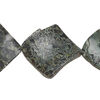 Russian serpentine 1pkg1, wavy diamond bead natural, 14 inch 25-27mm image number 0