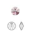 Drop 144pk iris, Swarovski® 12mm pendant mini disk 6428 image number 0