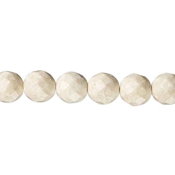 Riverstone 1pkg1, faceted round bead 8 inch 8mm image number 0