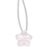 Rose quartz 1pkg1, hand-cut top-drilled 2-sided carved flower bead natural 16x16mm image number 0