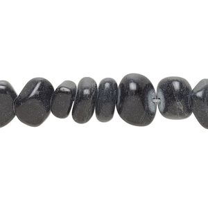 Blackstone 1pkg1, chip pebble bead 15 inch medium / medium
