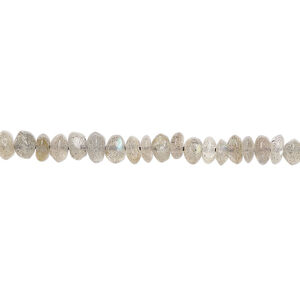 Labradorite 1pkg1, hand-cut saucer bead natural, 13 inch 3x1mm-4x3mm