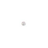 Bead, glass rhinestone / epoxy / resin, white and clear AB, 8mm round. Sold individually. image number 0