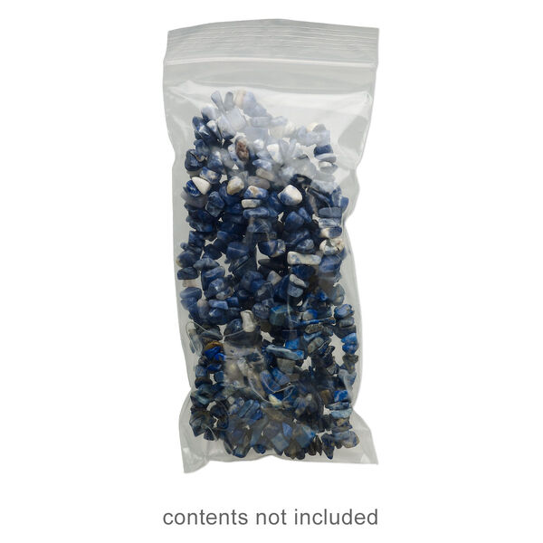 Bag, Tite-Lip™, plastic, clear, 3x6-inch top zip. Sold per pkg of 100. image number 0