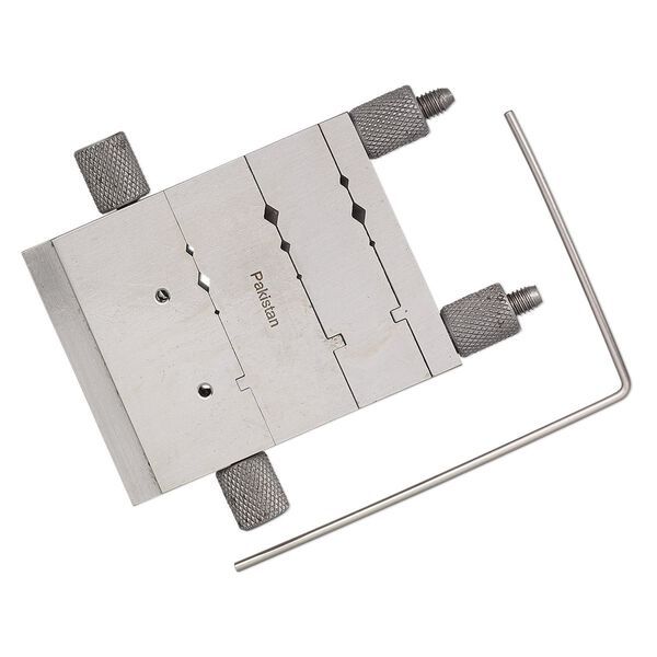 Miter cutting jig, steel, 3x2-3/4 inch rectangle with 3x2-1/4 inch cutter guide rod. Sold individually. image number 0