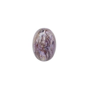 Charoite 1pkg1, calibrated oval cab 14x10mm